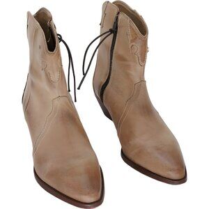 Free People Tan Heeled Boots